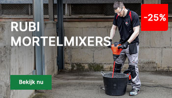 Rubi mortelmixers -25%